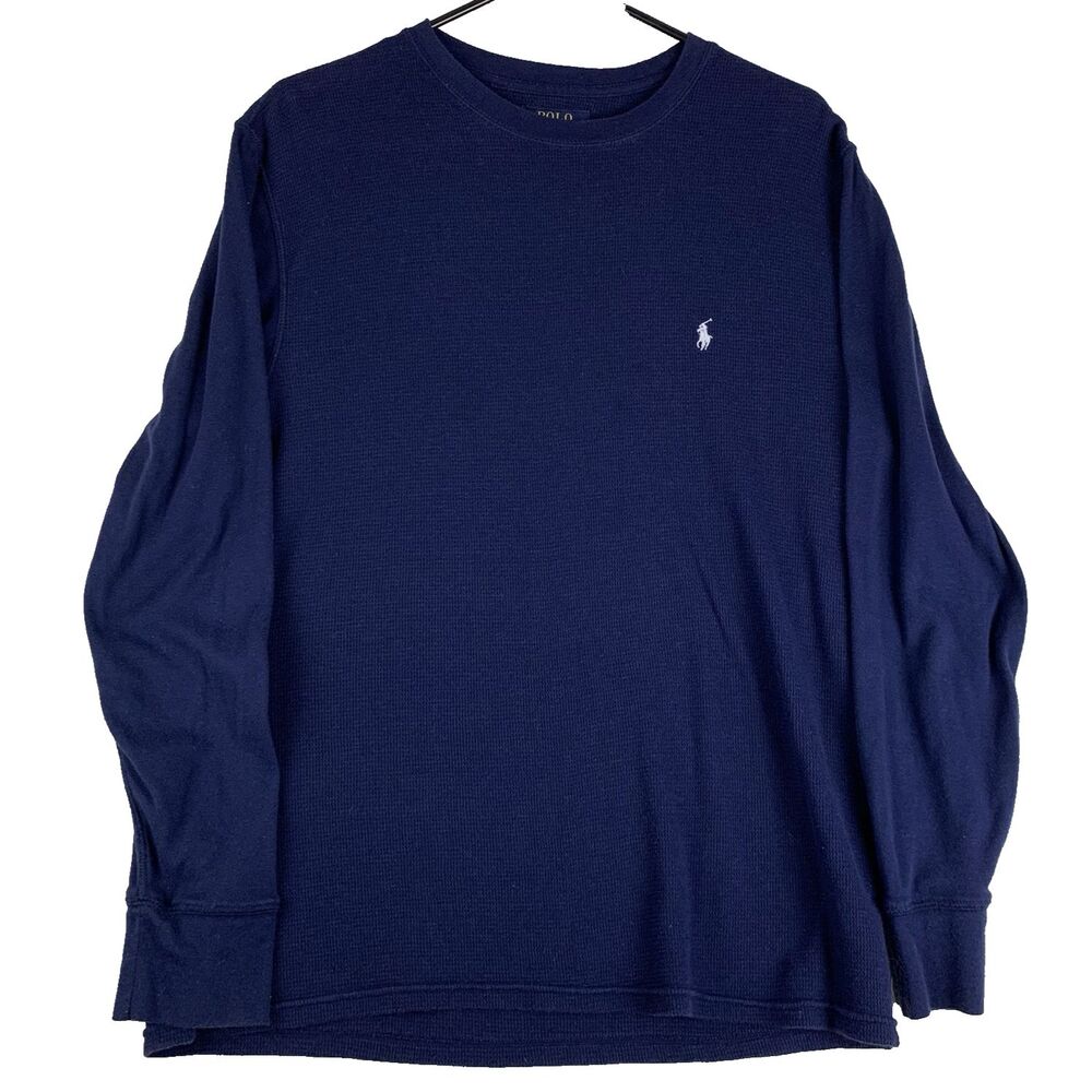 Polo by Ralph Lauren Navy Crewneck Sweater